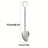 A set of 5 stainless steel ice cream spoons, creative shovel design, suitable for dessert, tea, coffee, family, kitchen, restaurant Julia M LifeStyles