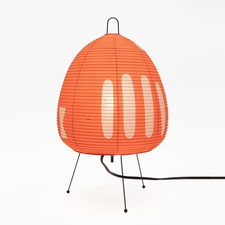 Japanese retro rice paper table lamp style wabi sabi style ins cross-border high-end atmosphere bedside table lamp Julia M Home & Kitchen