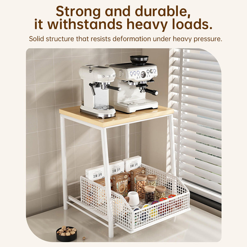 Modern Kitchen Microwave Shelf – Space-Saving Countertop Storage for Appliances, Elegant Design eprolo