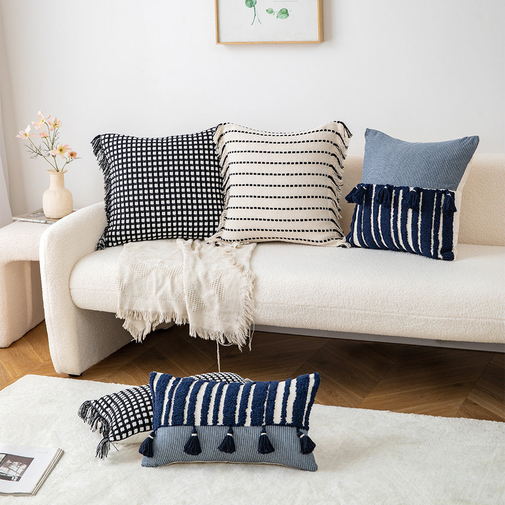 Minimalist Retro Home Pillow Cover Julia M Home & Kitchen