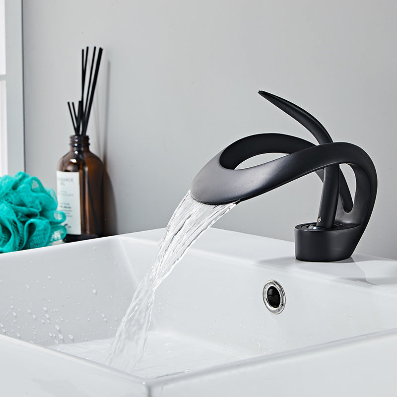 Creative basin waterfall faucet basin faucet basin faucet hot and cold table basin faucet - Julia M LifeStyles