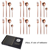Atelier 24-Piece Stainless Steel Flatware Set