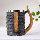 Original Tree Branch Mug - Rustic Log Design Beer Cup