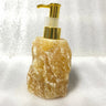 1 PCS Natural Pink Crystal Stone Press Bottle Dispenser 30ml Liquid Dispenser Shower Gel  Wash Light Luxury Bathroom Accessory