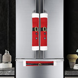 Christmas decorations, fleece cloth, refrigerator, gloves, home decorations, door handles, gloves, microwave oven, gloves Julia M Home & Kitchen