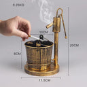 The Stag Estate Ash Vessel ; Heritage Brass Cigar & Cigarette Ashtray