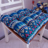 Dark Retro Southeast Asian Cotton Linen Luxurious Chair Cushion