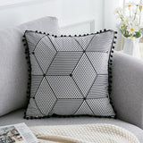 Bohemian Elegance Plush Throw Pillow Cover 30x50cm & 45x45cm