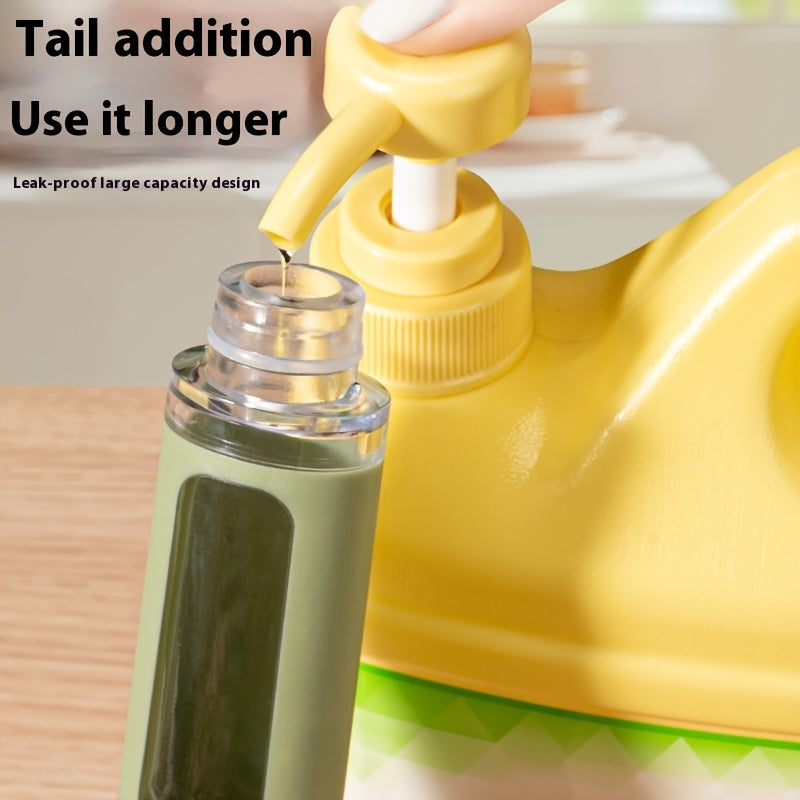 Extended Handle Ergonomic Dishwashing Brush with Soap Dispenser, Replaceable Head for Easy Cleaning of Pots, Pans & Sinks - Essential Kitchen Tool Julia M LifeStyles