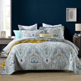 Pure Cotton Summer Cooling Duvet Airable Cover Bed Three-piece Set