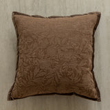 Maillard Brown Luxe Throw Pillow