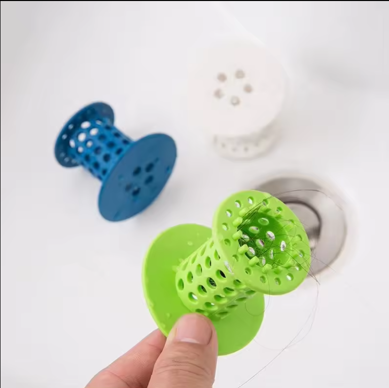 Bath Stopper Plug Sink Strainer Filter Sewer Dredge Device Hair Drain Hair Catcher bathroom accessories（green） Julia M Home & Kitchen