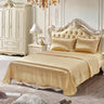 Luxurious Imitation Silk 4-Piece Bedding Set