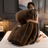 Velvet Elegance Four-Piece Duvet Cover Set