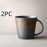 Vintage stoneware coffee cup
