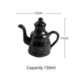 Ceramic Blue and White Kuibai Oil Pot Vinegar Bottle Oil Bottle Vinegar Pot Seasoning Pot Soy Sauce Hotel Restaurant