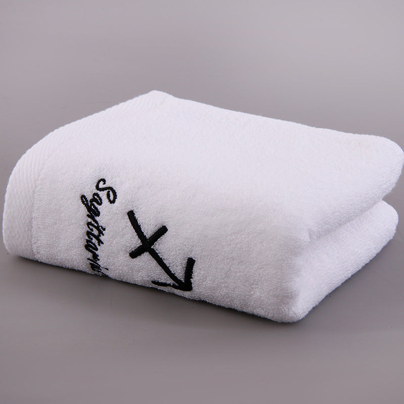Constellation Bath Towel - Plus-sized Thick Absorbent Embroidery Face Washing
