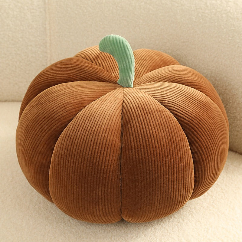 Cute Pumpkin Throw Pillow – Plush Minimalist Sofa & Bedhead Cushion