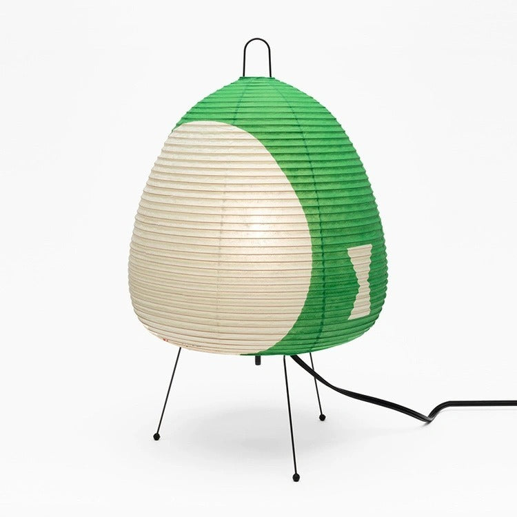Japanese retro rice paper table lamp style wabi sabi style ins cross-border high-end atmosphere bedside table lamp Julia M Home & Kitchen