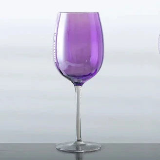 British Purple Goblet Champagne Glasses Set Nordic Style New Crystal Light Luxury Wine Glass Home Beautiful Colored Glass Cups