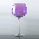 British Purple Goblet Champagne Glasses Set Nordic Style New Crystal Light Luxury Wine Glass Home Beautiful Colored Glass Cups
