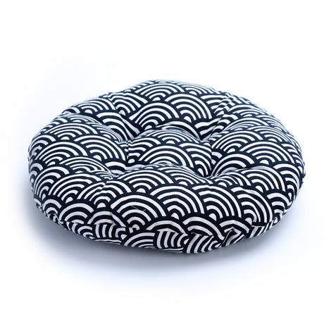 Luxurious Fabric Tatami Futon Cushions – Lattice Design, Multiple Sizes