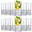 Set Of 12 Tall Highball Glasses 12oz Crystal Drinking Glasses - Julia M LifeStyles