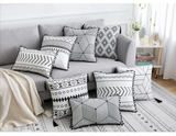 Bohemian Elegance Plush Throw Pillow Cover 30x50cm & 45x45cm