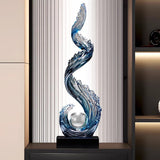 Julia M™ Grand Foyer Sculptural Floor Lamp -"Where Architectural Art Meets Illumination."