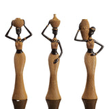 African girls' home resin ornaments and character decorations