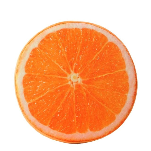 New Cute Creative 3D Summer Fruit PP Cotton Office Chair Back Cushion Sofa Throw Pillow Soft decorative pillows