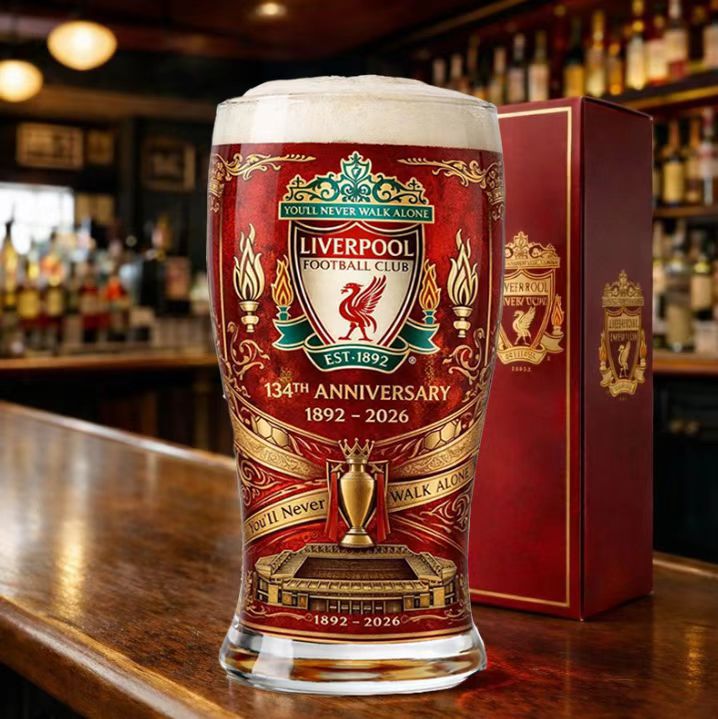 Colored glass bottle beer glass