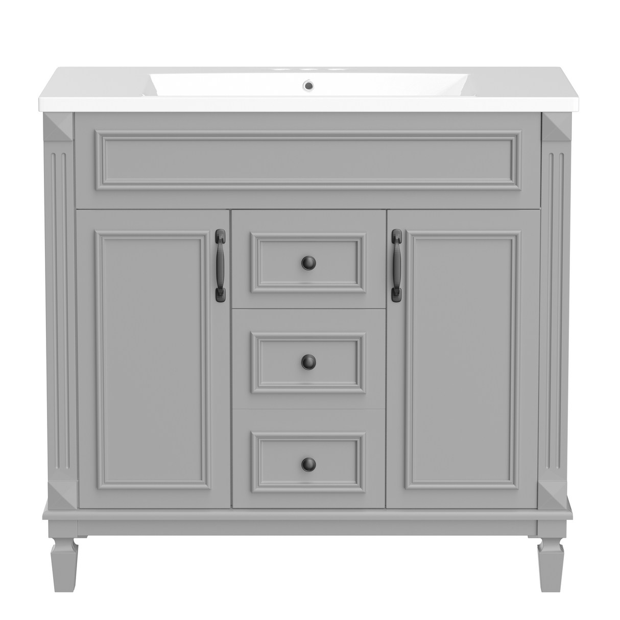 36'' Bathroom Vanity with Top Sink
