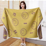 Pure Cotton Bath Towel - Soft and Absorbent Big Towel for Adults
