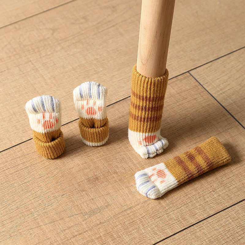 Double-Layer Thickened Chair Foot Cover Table And Chair Foot Pad Mute Wear-Resistant Table Leg Table Foot Pad Chair Foot Stool Leg Protective Cover Julia M Home & Kitchen