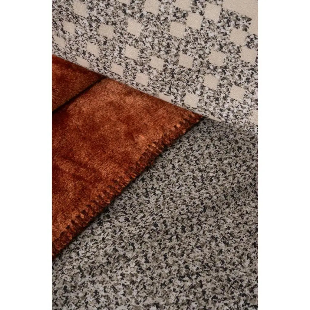 Cinnamon Cotton Box Oyster Double Duvet Cover Set