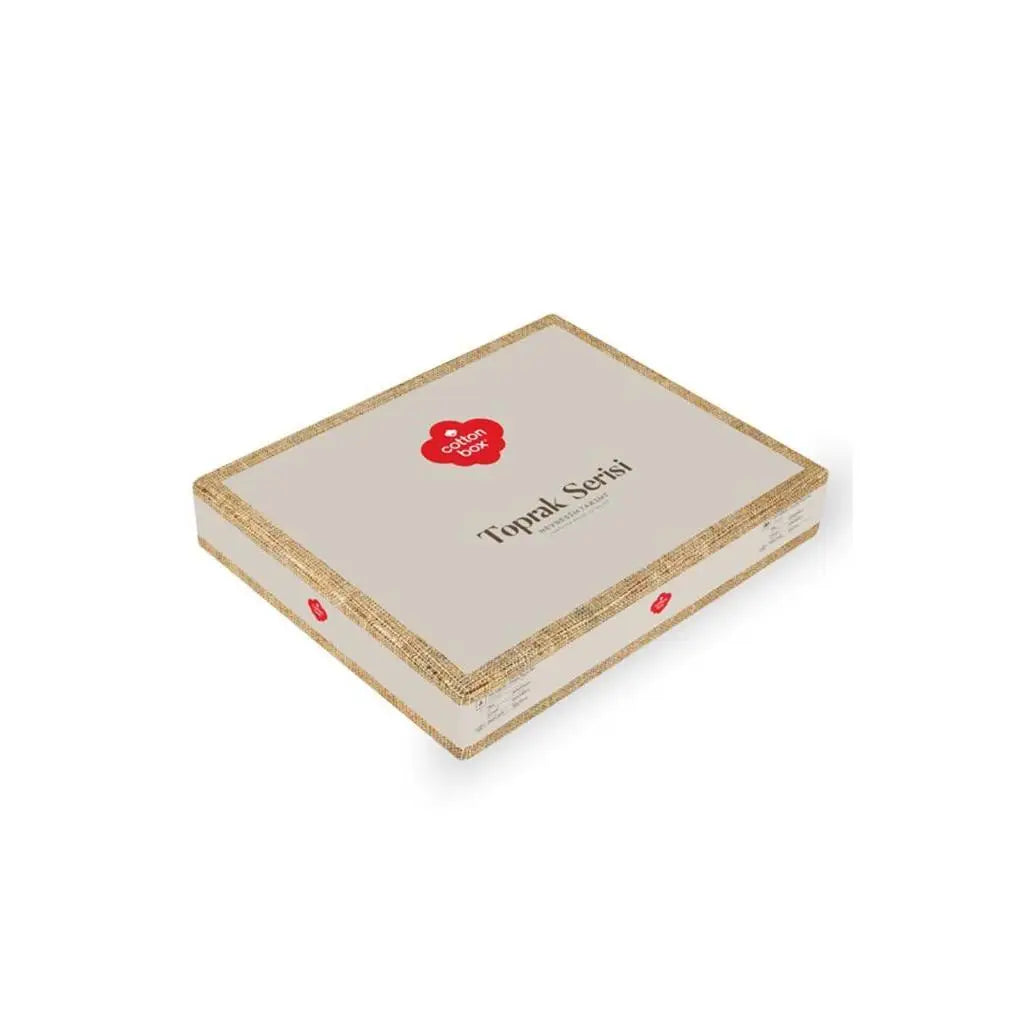 Double Duvet Cover Set in Coffee Box Toprak Aren Coffee Duvet Cover Sets Julia M LifeStyles
