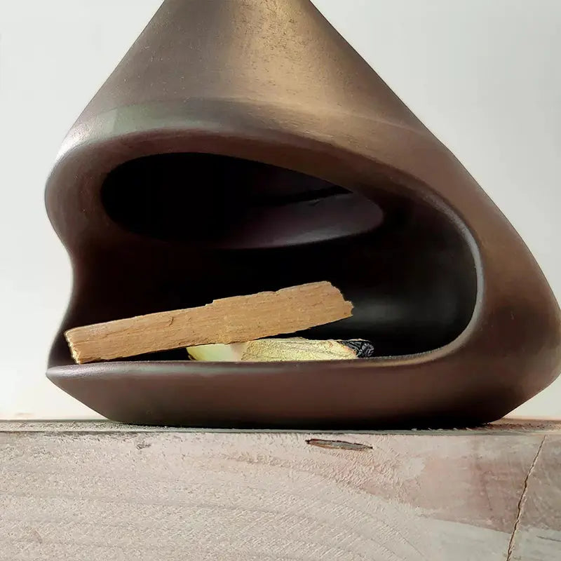 Handcrafted Ceramic Palo Santo and Sage Holder - A Practical Incense Burner and Scent Stand for Home Decor - Julia M LifeStyles