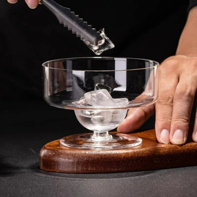 Creative Short Leg Cocktail Glasses - Wide Mouth Martini & Margarita Cups