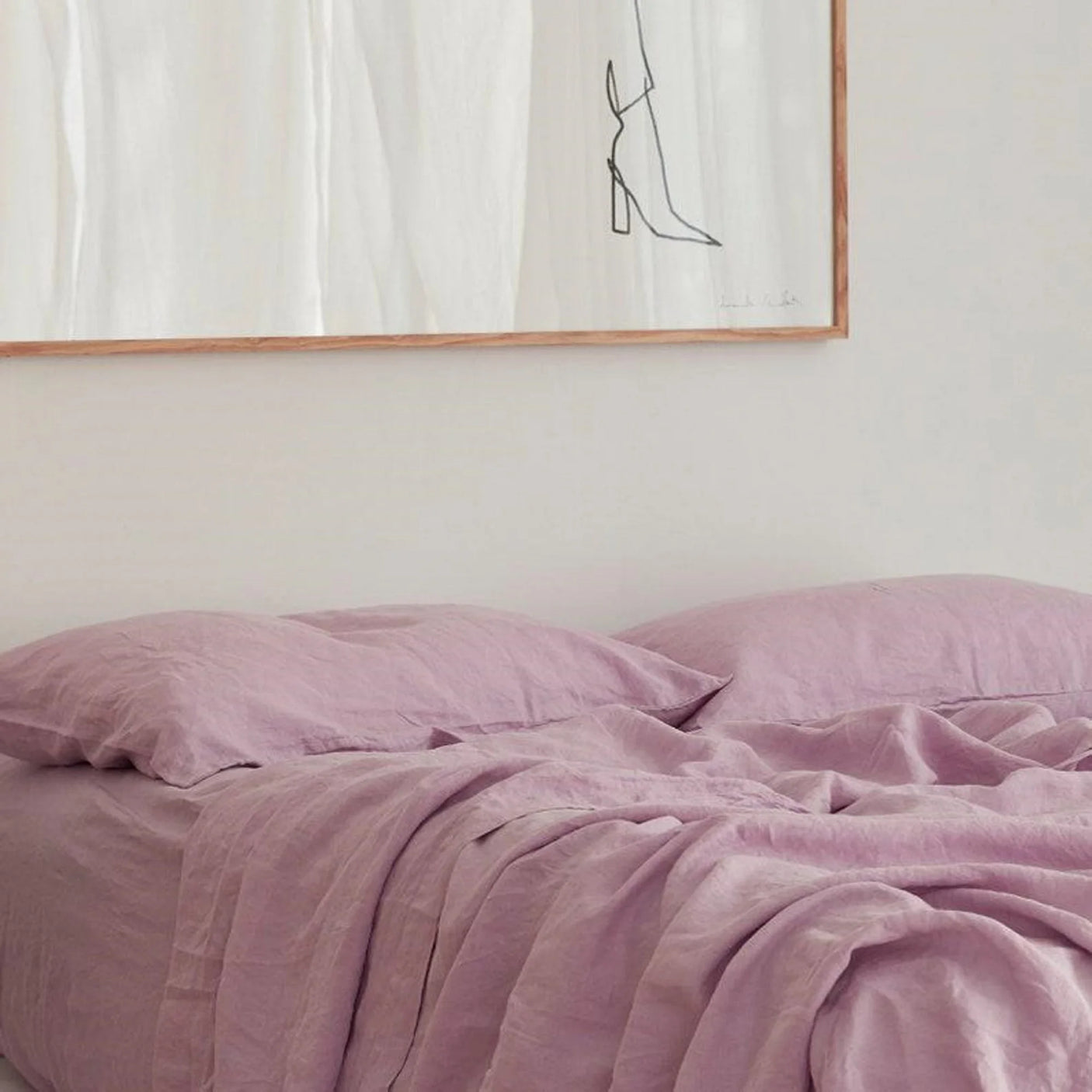 Blush Pink 100% Cotton 3-Piece Duvet Cover Set 300tc Thread Count Anti-Static Anti-Bacteria European-American Style Solid Hotel