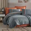 Clasy Pique Double Bohemline V1 Gray Duvet Cover Set Julia M LifeStyles
