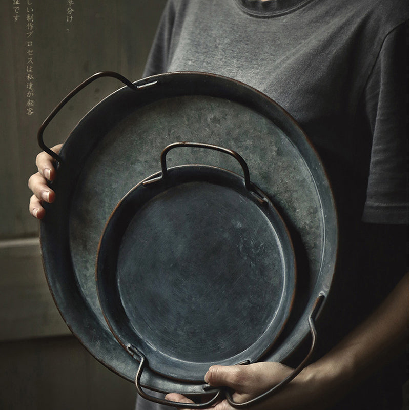 Bramwell Distressed Iron Tray