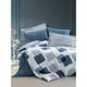 Solito Indigo Modern Double Duvet Cover Set Made of Cotton-a Stylish and Comfortable Bedding Solution