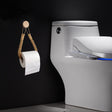 Wooden Hook Seamless Adhesive No Drilling Handmade Woven Hemp Rope Towel Rack Tissue Holder Bathroom Toilet eprolo
