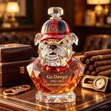 Sculptural Glass Spirits Decanter