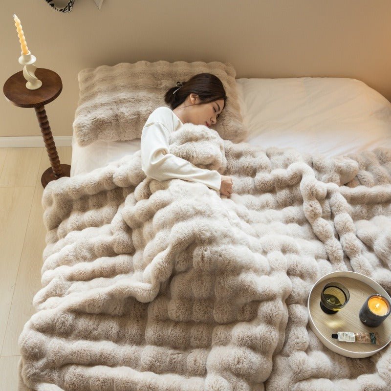 Stillhaven Double-Sided Sofa Throw Blanket