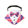 TANPOPO British style wedding suit dog bibs wedding triangle scarf pet scarf