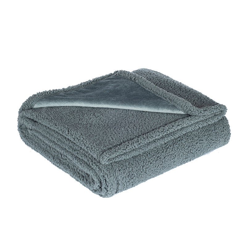 Waterproof Sherpa Fleece Blanket Pad - Plush & Cozy Comfort
