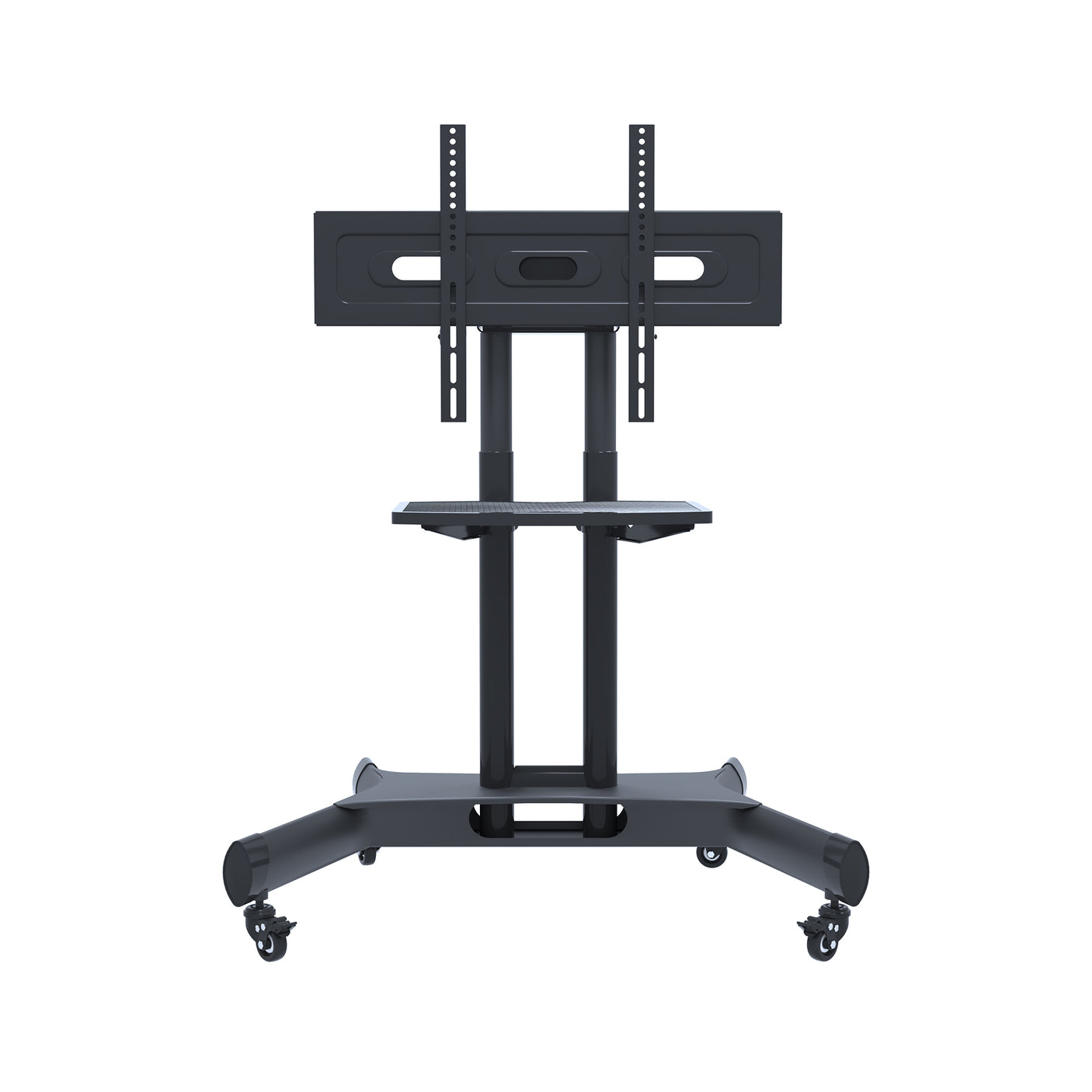 Universal Rotating TV Stand, Suitable for 32-80 inch TVs, Tiltable Desktop TV Stand, Maximum VESA 600x400mm (Black) - Julia M LifeStyles