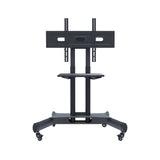 Universal Rotating TV Stand, Suitable for 32-80 inch TVs, Tiltable Desktop TV Stand, Maximum VESA 600x400mm (Black)